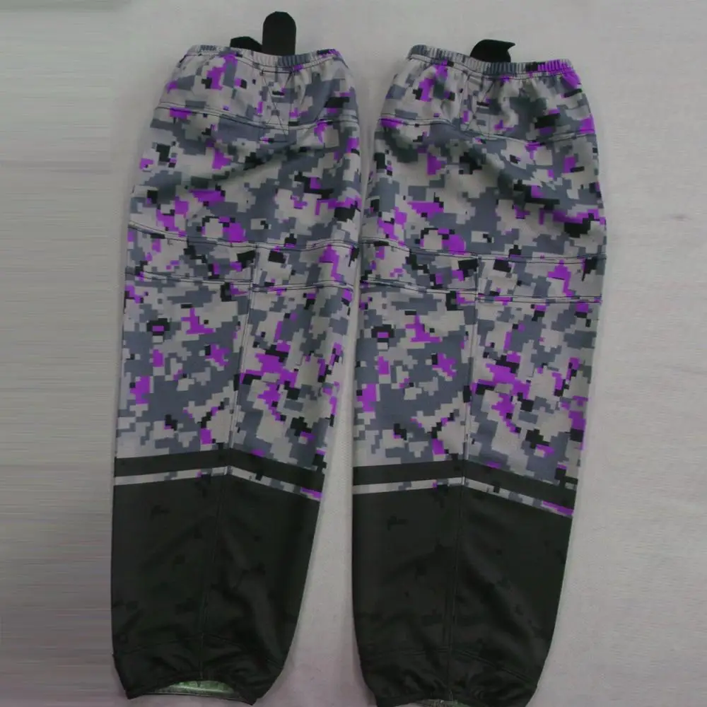 
D 1646 Flawless Quality Custom Design Wholesale Ice Hockey Socks manufacturers and exporters 