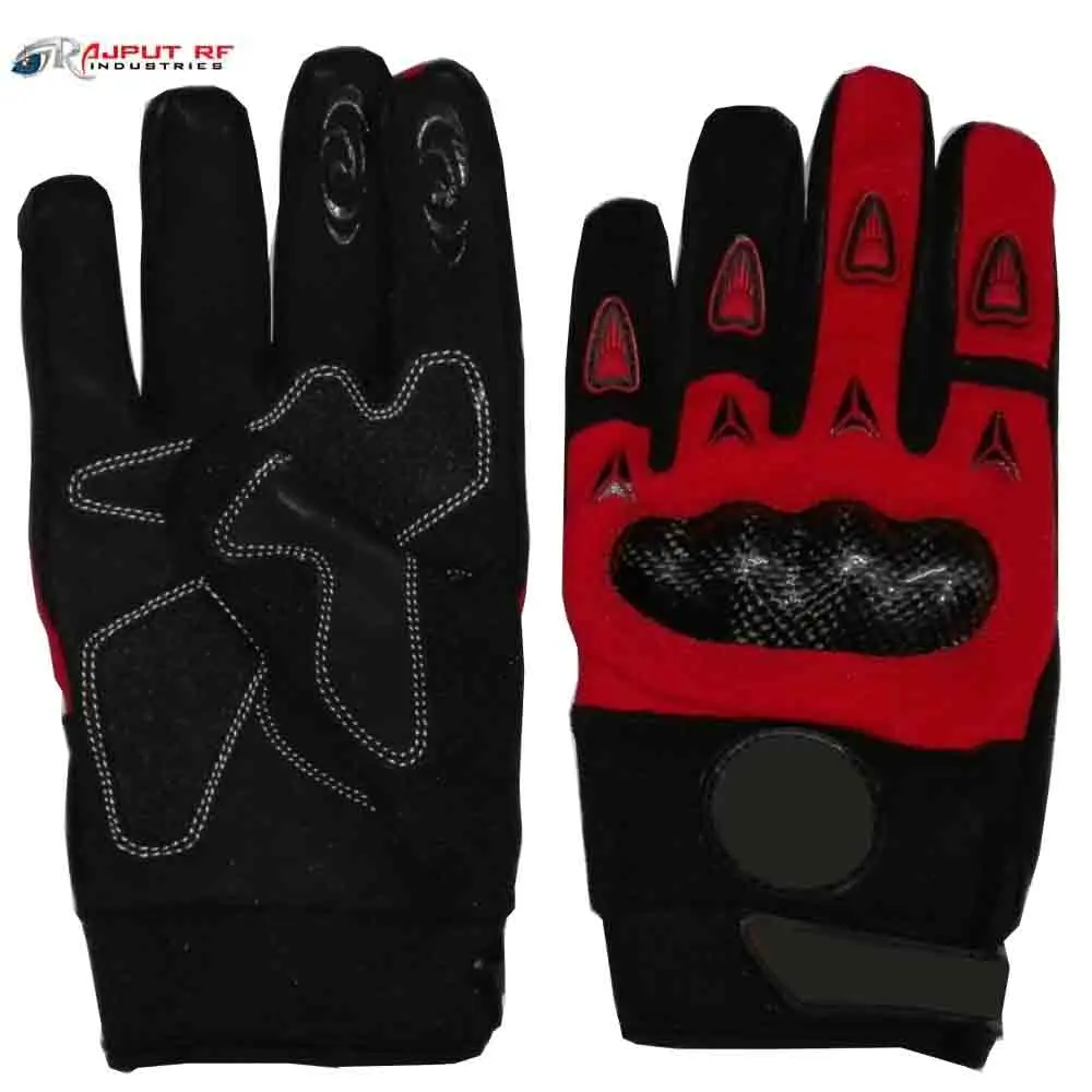 Motorcycle Racing Glove Made of High quality cowhide, goat leather & Foam Mesh protection custom