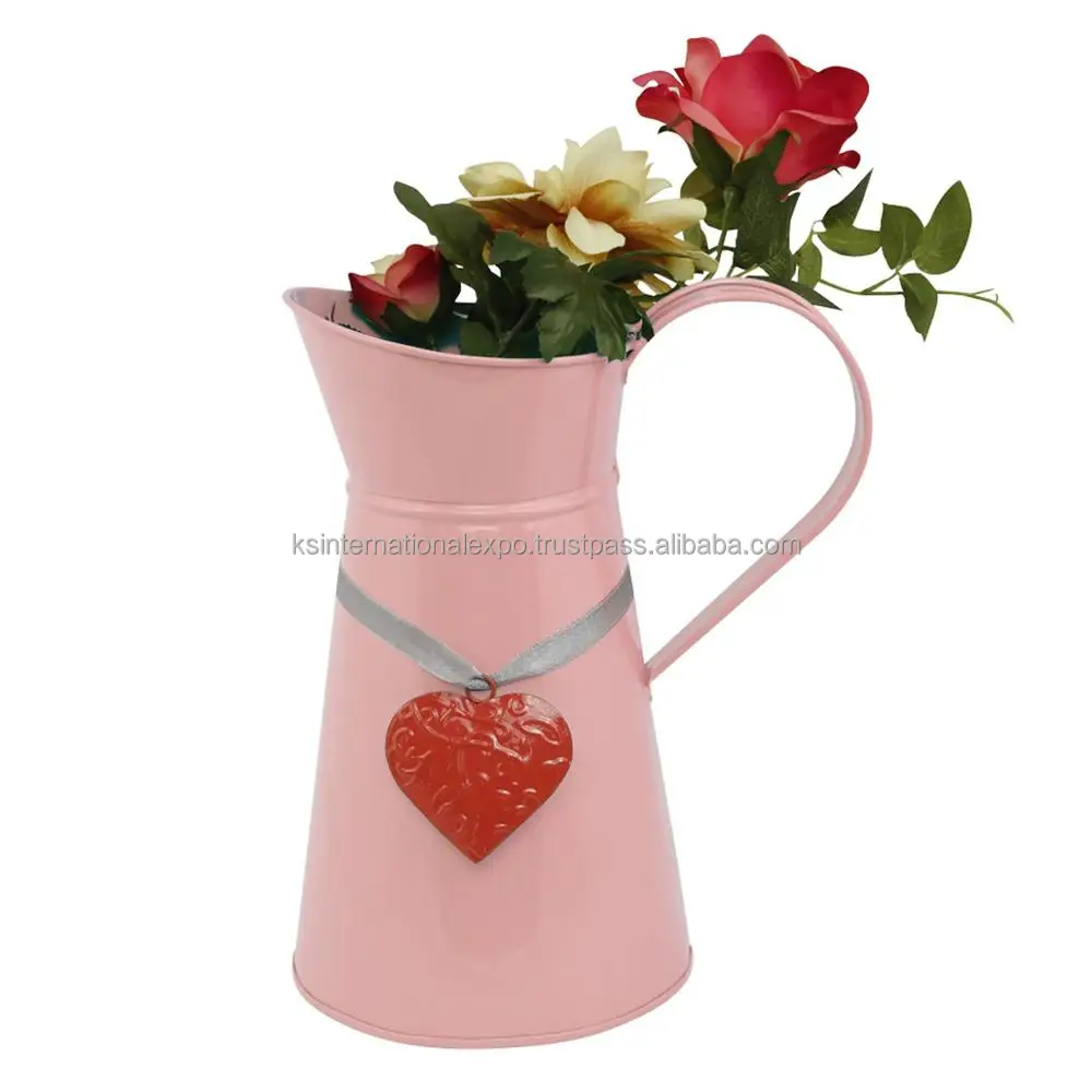 Горячая Распродажа индивидуальное украшение для дома металлический кувшин ваза вечеринки индийская Свадебная металлическая