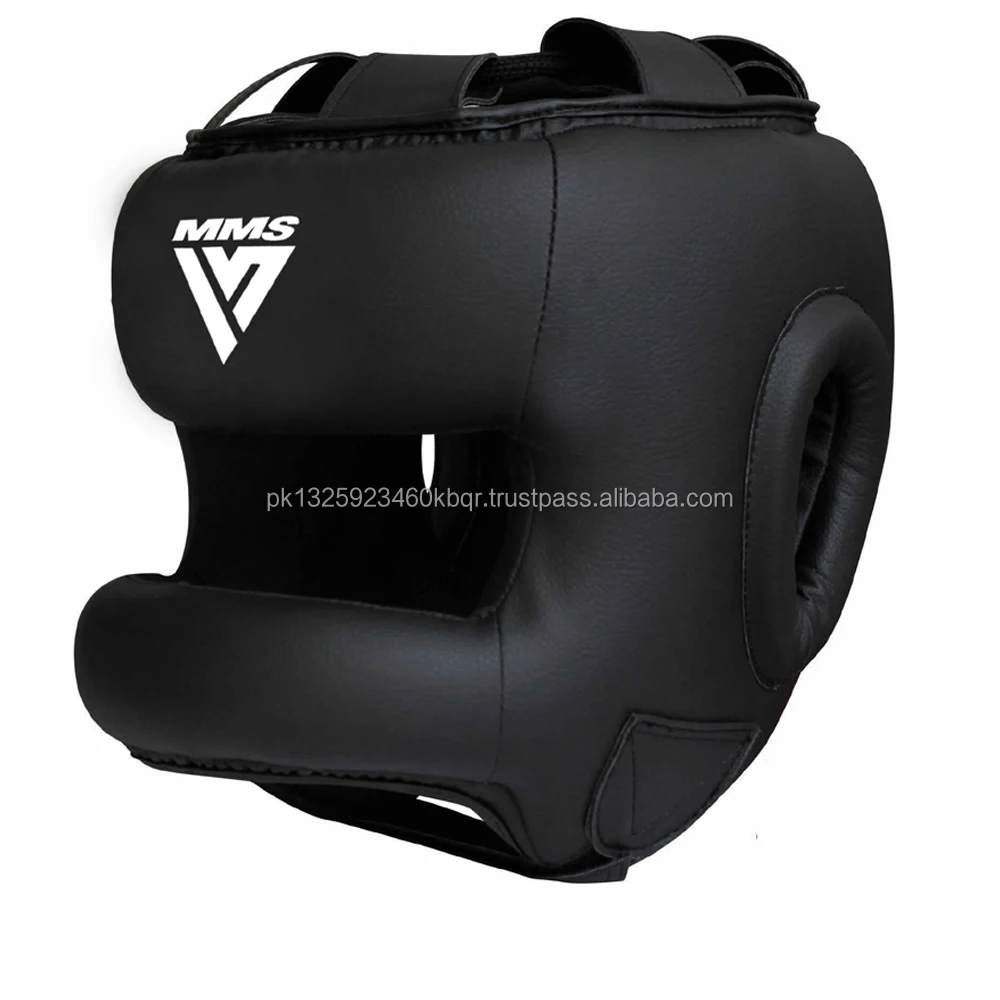 High Quality Custom Head Guard Helmet Face Protector Kick Boxing MMA Martial Art Gear Training