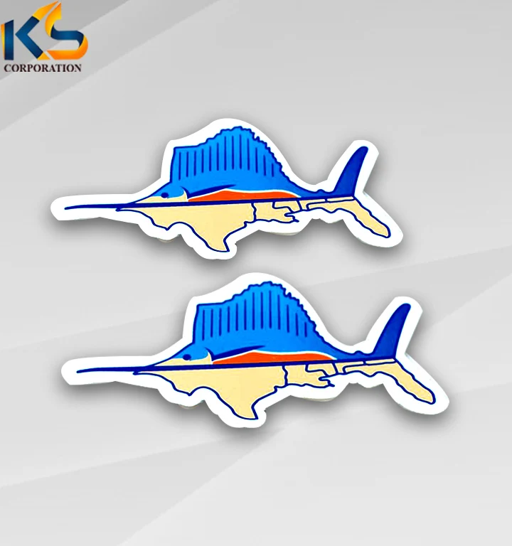 Custom Advertising Logo Bumper Stickers for car Custom UV and outdoor durable Car Bumper Stickers