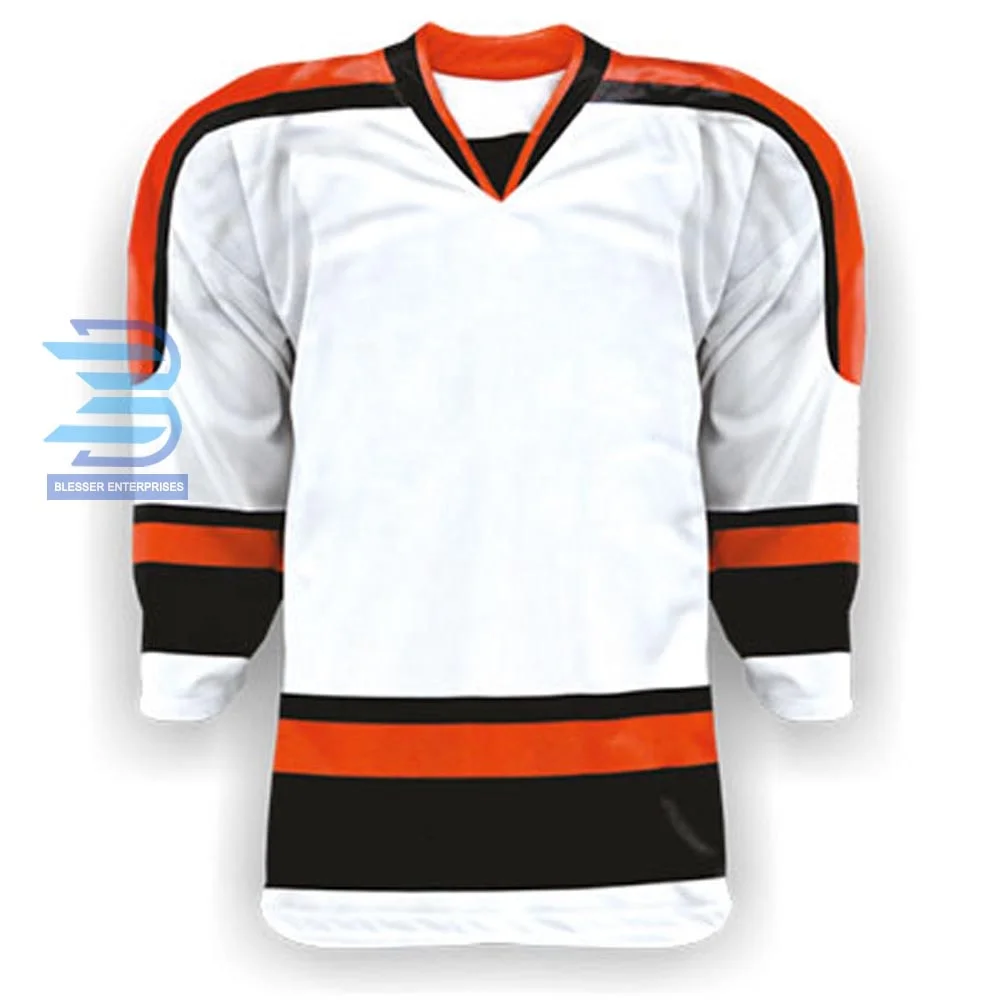 Wholesale Custom Team Set Slim Fit Ice Hockey Jersey Wholesale Full Sublimation Cheap Custom Team Logo Number Names Ice Hockey