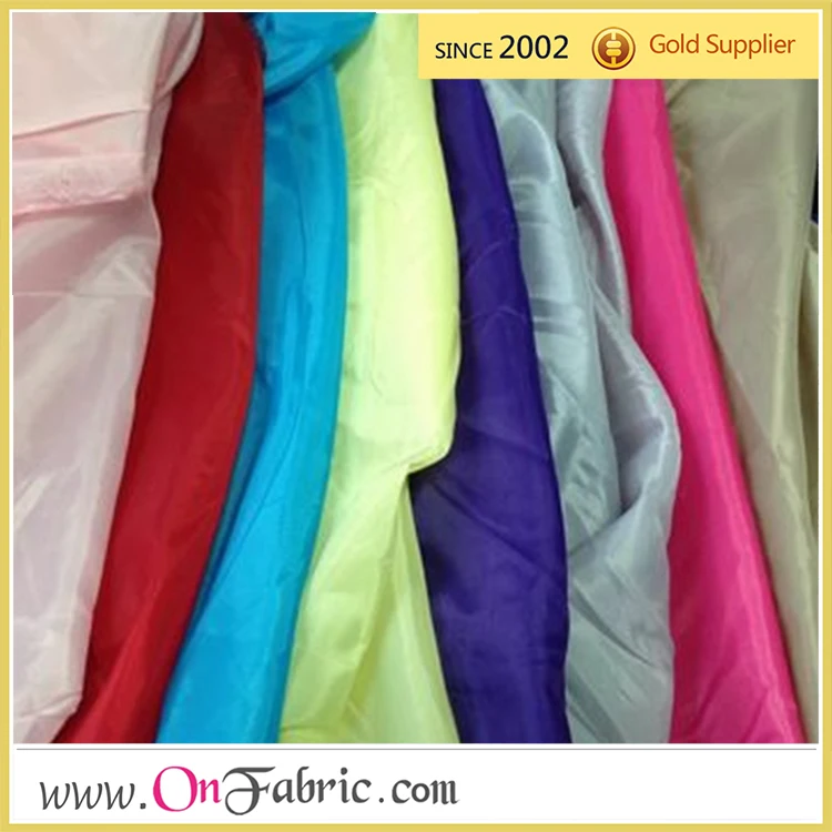 56/57' HIGH QUALITY POLY 190T TAFFETA P/D WOVEN FABRICS