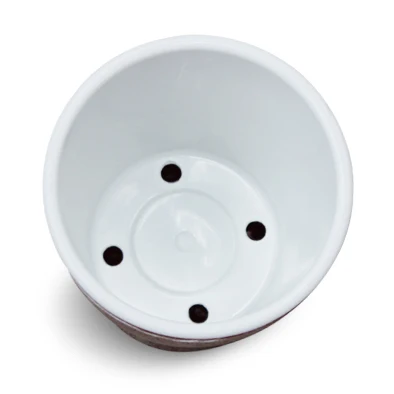 2022 Most Popular Plastic Flower Pots Indoor Gift Colorful Plastic Flower Pot Floral Pot For Fresh Flower Arrangement