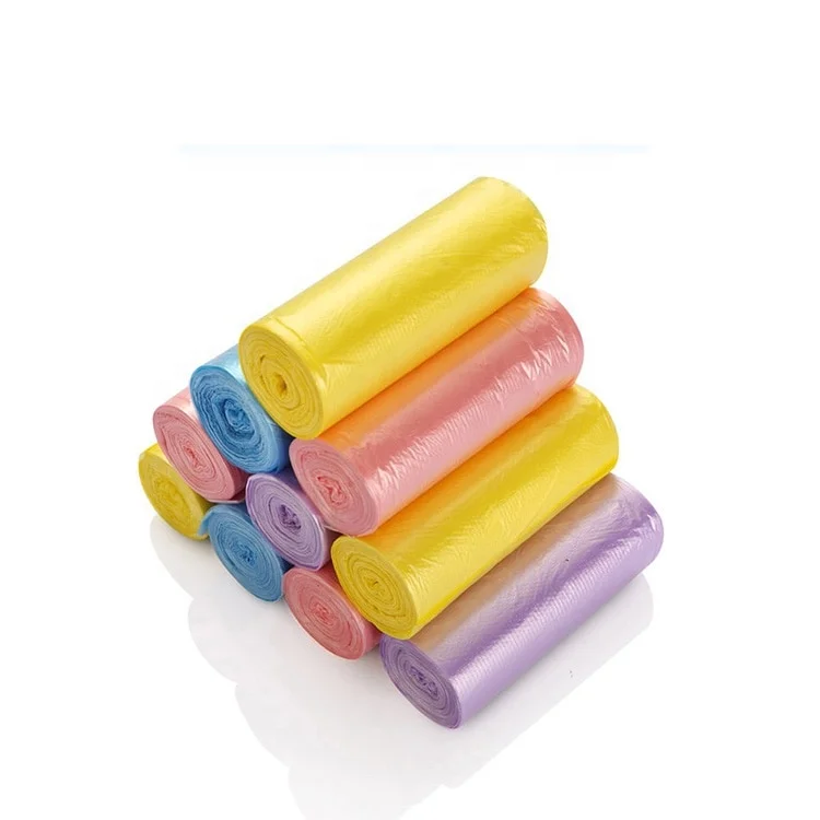 35Pcs/Rolls Tangjin Produce Clear Raw Material Pe Bag Outdoor Or Home Use Tear Off Trash Rubbish Garbage Bag For Can Liner