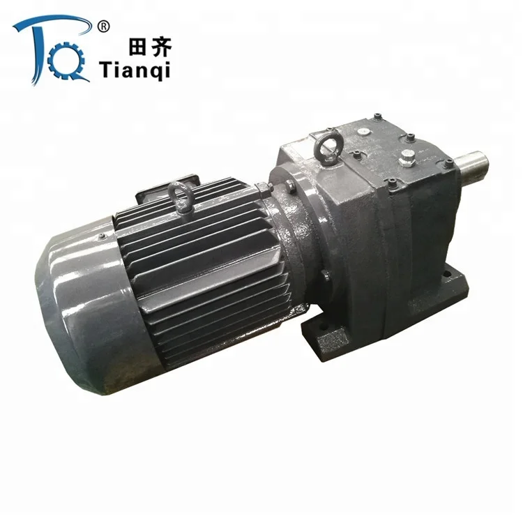 TIANQI 1:2 1:50 1:80 ratio Industrial Electric Motor Speed Reducer gearbox Helical Gear Box