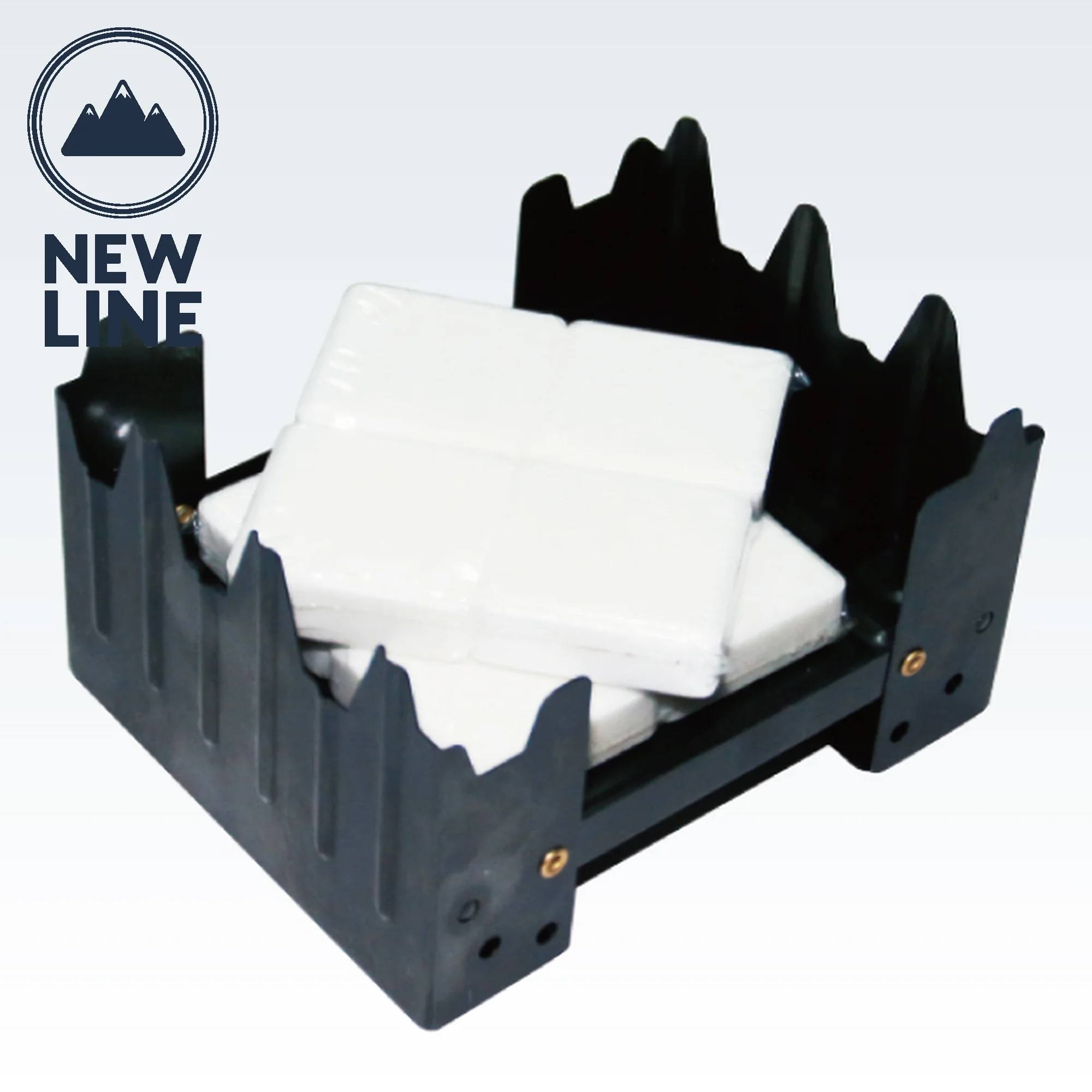 Folding Mini Pocket Stove Emergency Portable Ultralight for Backpacking Camping Survival with Hexamine Solid Fuel Tablets