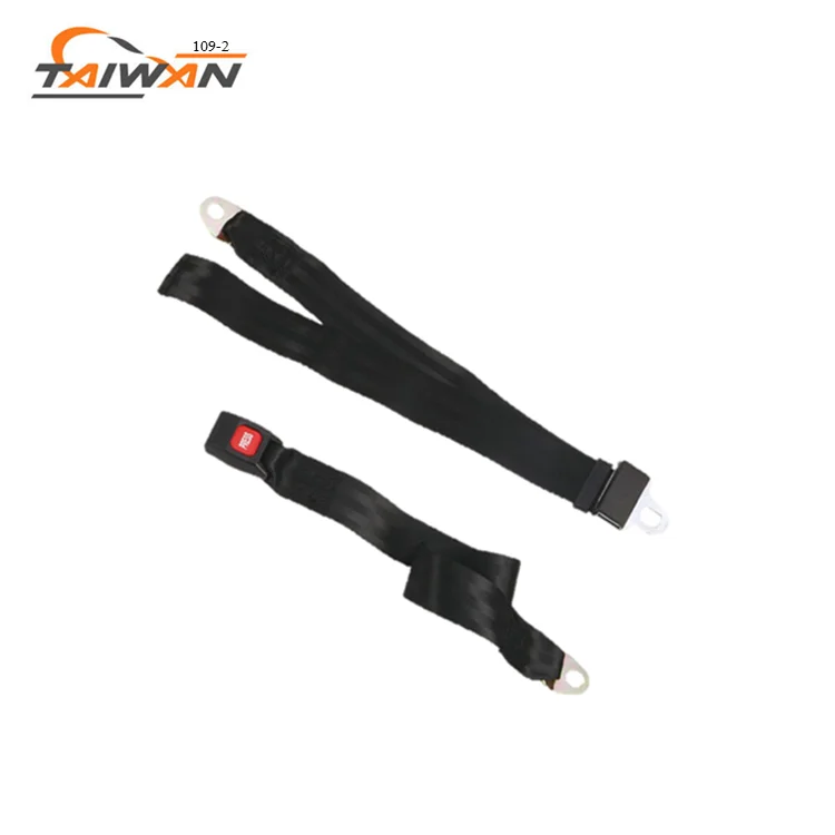 OEM non-retractable 2 points car rear seat belts