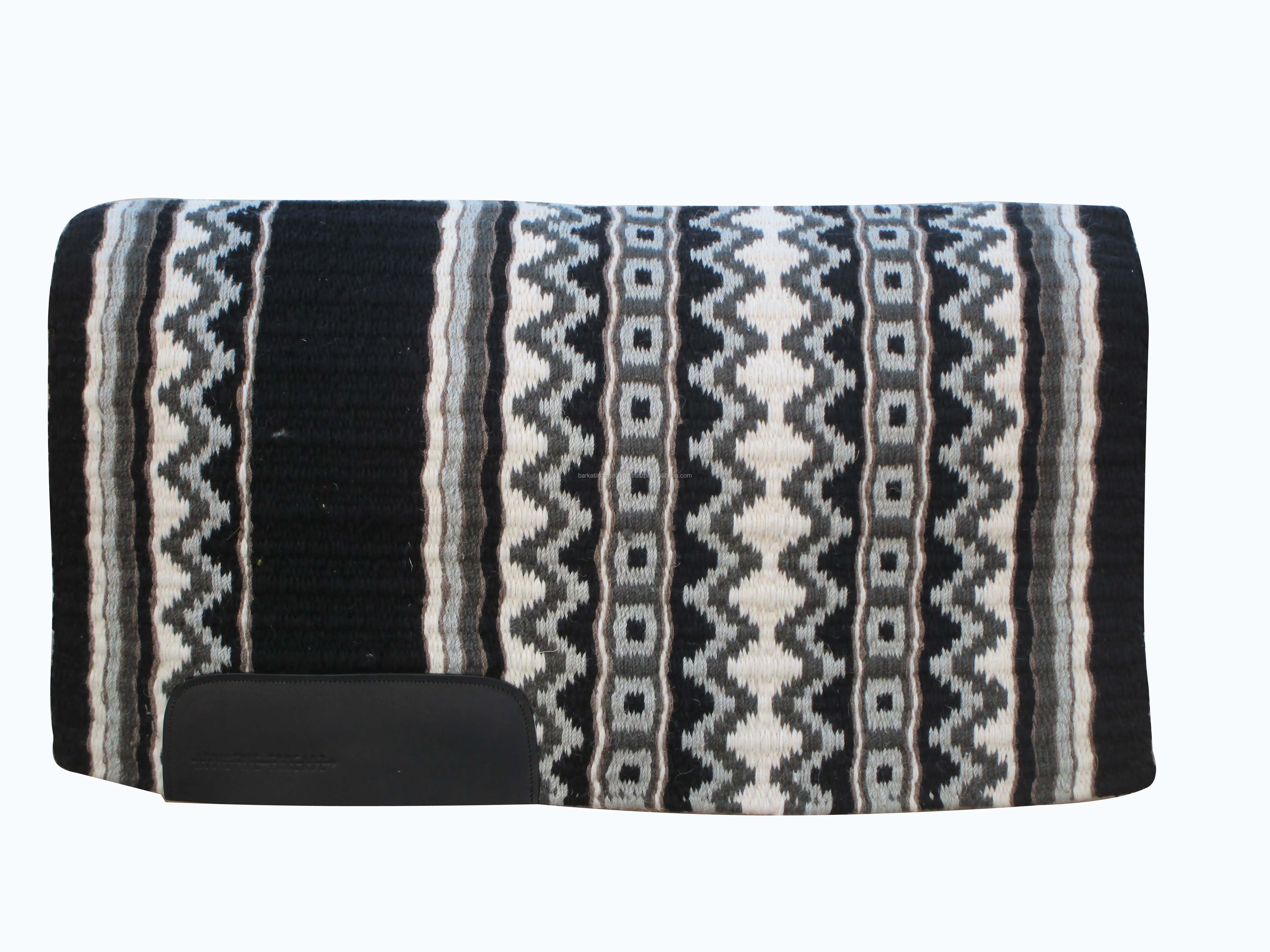 Western contour saddle blanket