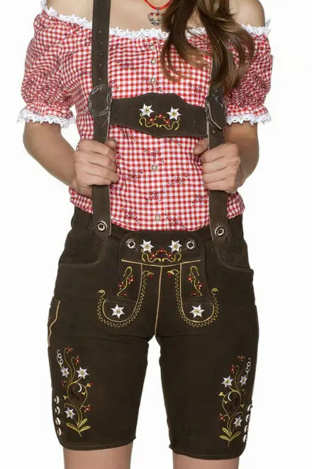 
Suede Leather Short/Kurze Lederhosen, German/Trachten/Bavarian 
