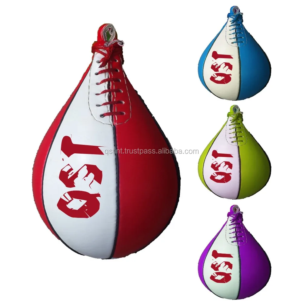Speed Punching Hanging Swivel Boxing Ball Pu Leather Muay Thai Striking Bag For Adult Gym MMA Boxing Sports Punch speed bag ball