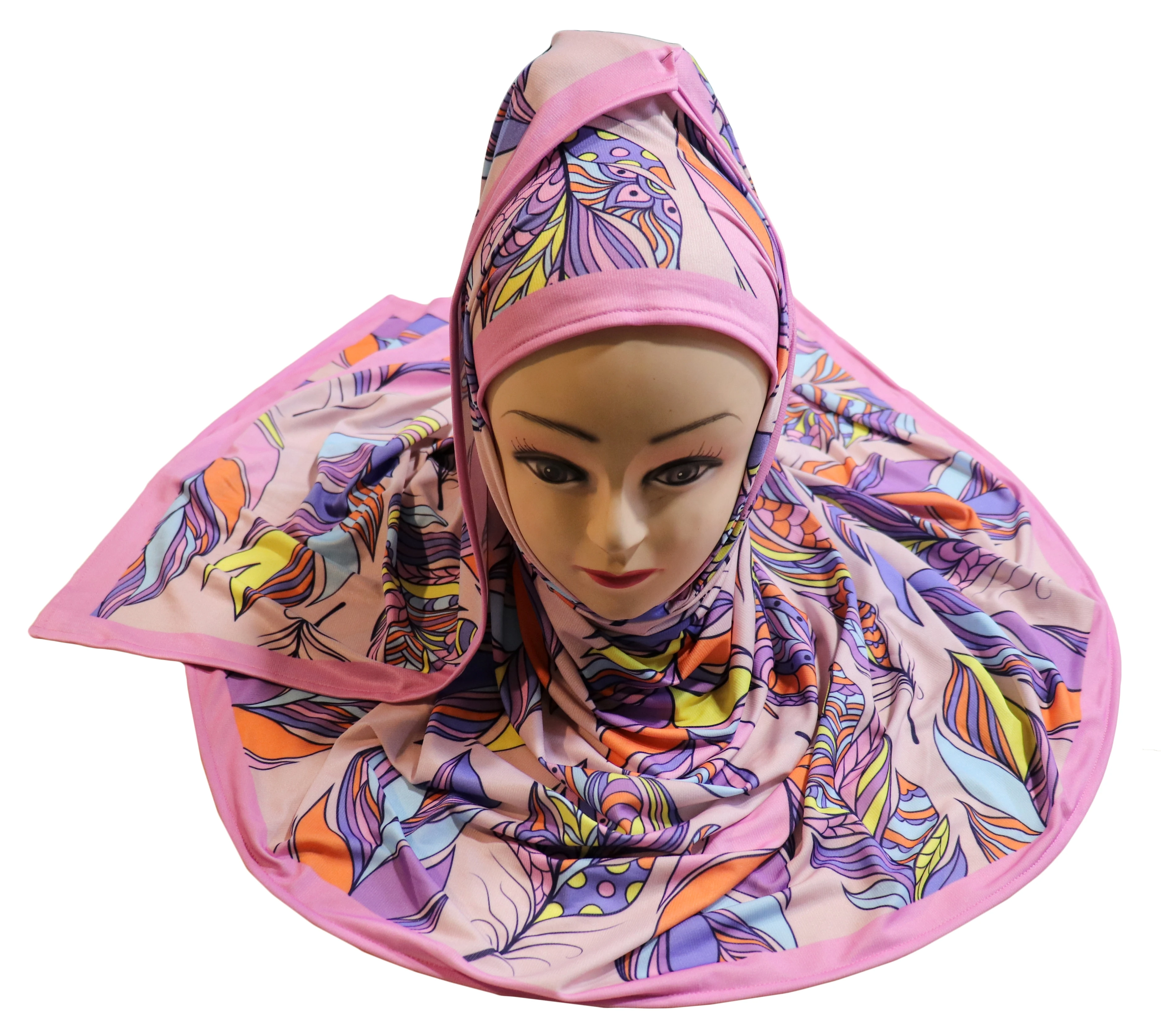 Newest Fashion Luxury Digital Printed Jersey Hijab Scarf