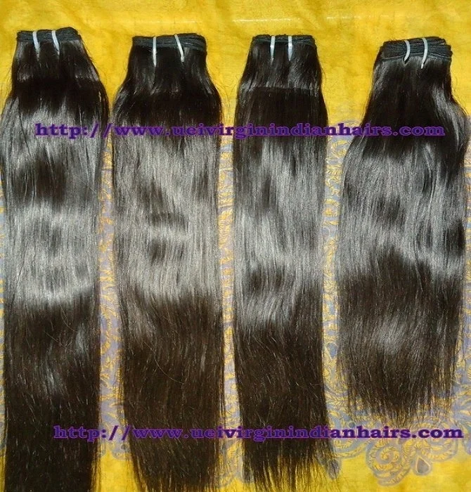  Оптовая продажа натуральные индийские волосы в Индии необработанные прямые от храмов