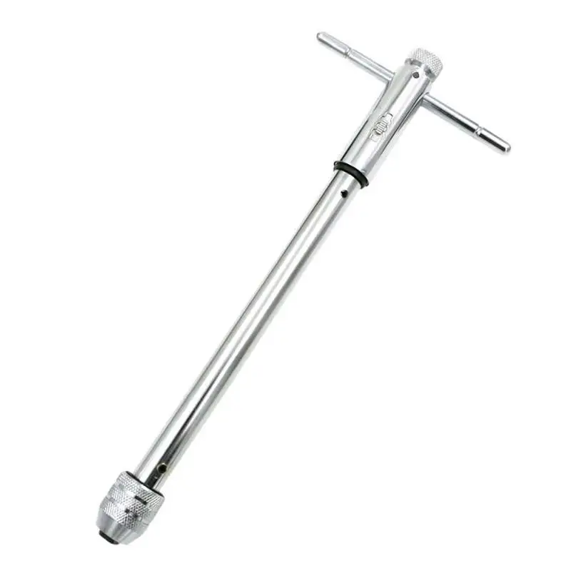 Extended Length Adjustable M3-M8 T-handle Tap Wrench Handle  Ratchet Spanner Straight Tapping Wrenches 250mm