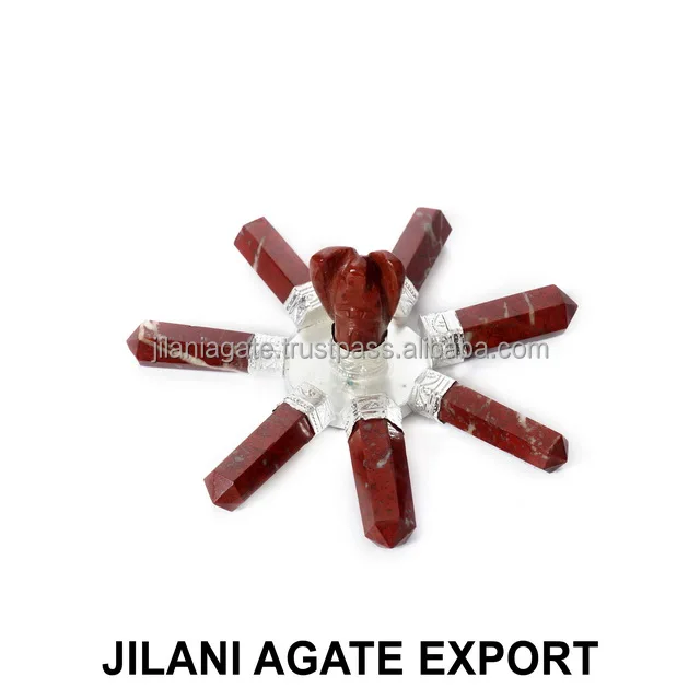 Wholesale Jilaniagate Crystal Quartz Top Selling Lapis Lazuli Angel Energy Generator 7 Pencil Point Energy Generator Buy Now!