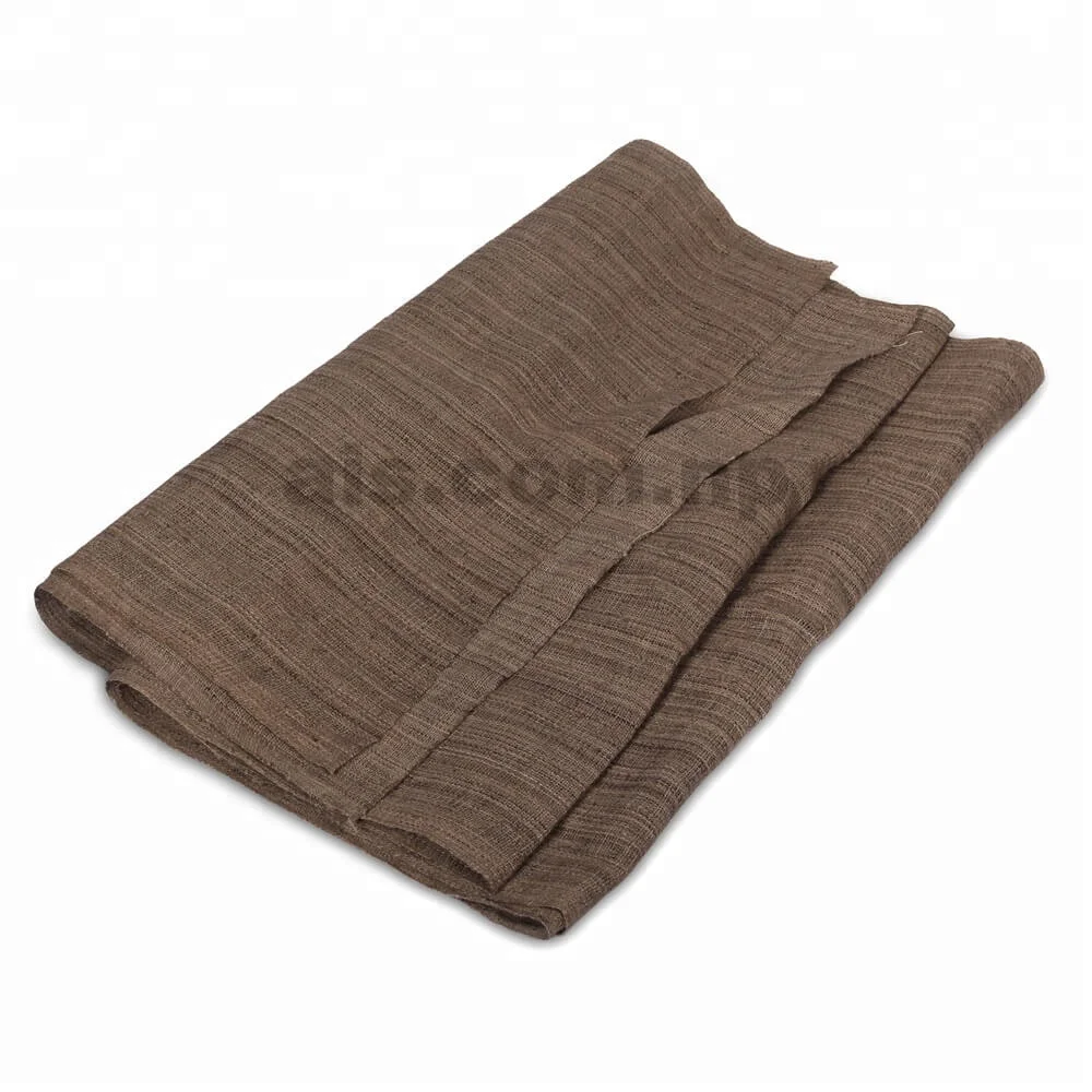 
Asterisk Hemp Fiber Table Roll - Organic Vegan Hemp Roll - Natural Hemp Roll and Finished Edges 