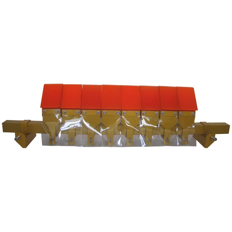 
primary belt cleaner is manufactured to be an aggressive head drum cleaner 