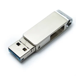 Full Capacity 16GB 32GB 64GB 128GB Waterproof metal USB3.0 for Samsung Galaxy