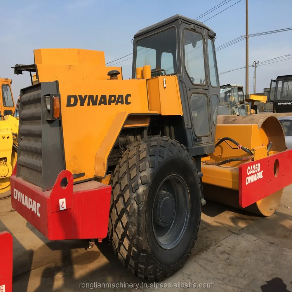 Подержанный дорожный каток dynapac CA25D, 10 тонн, продажа на площадке в Шанхае
