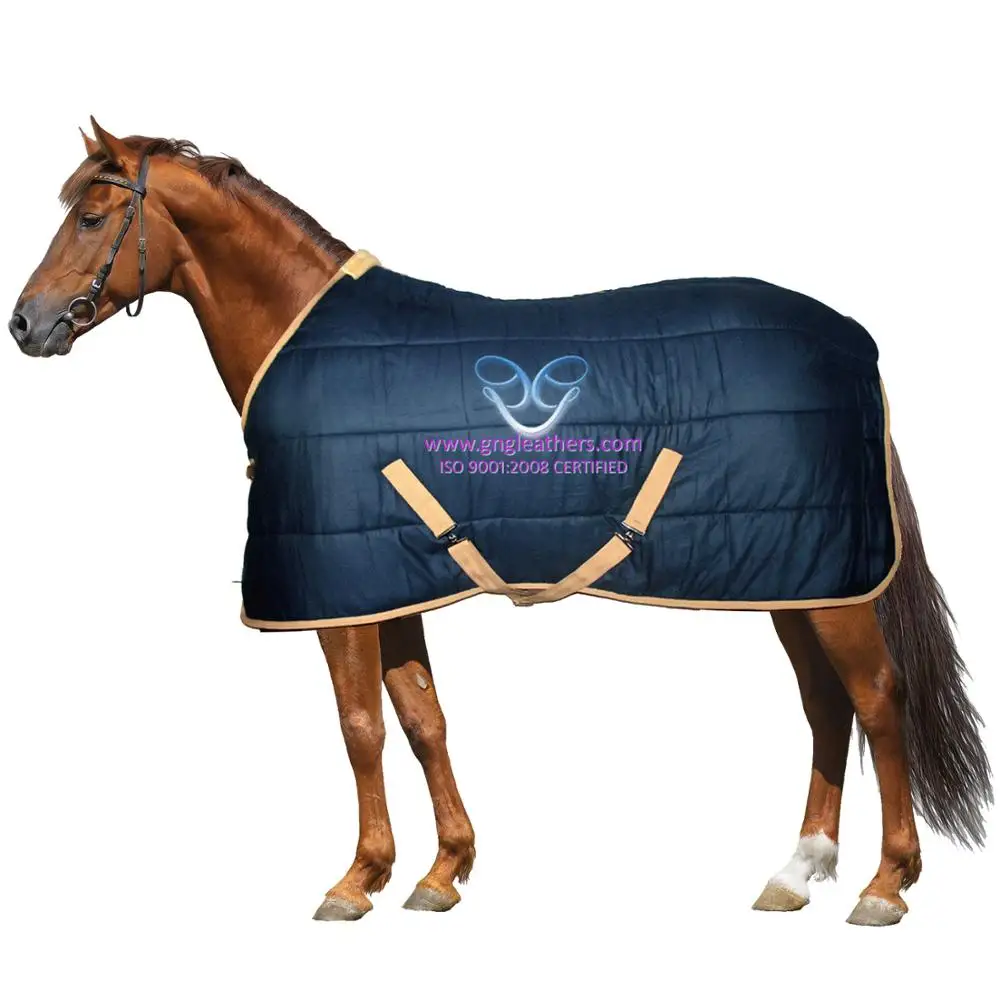 Stable Rug in cotton raised Navy 200 GSM