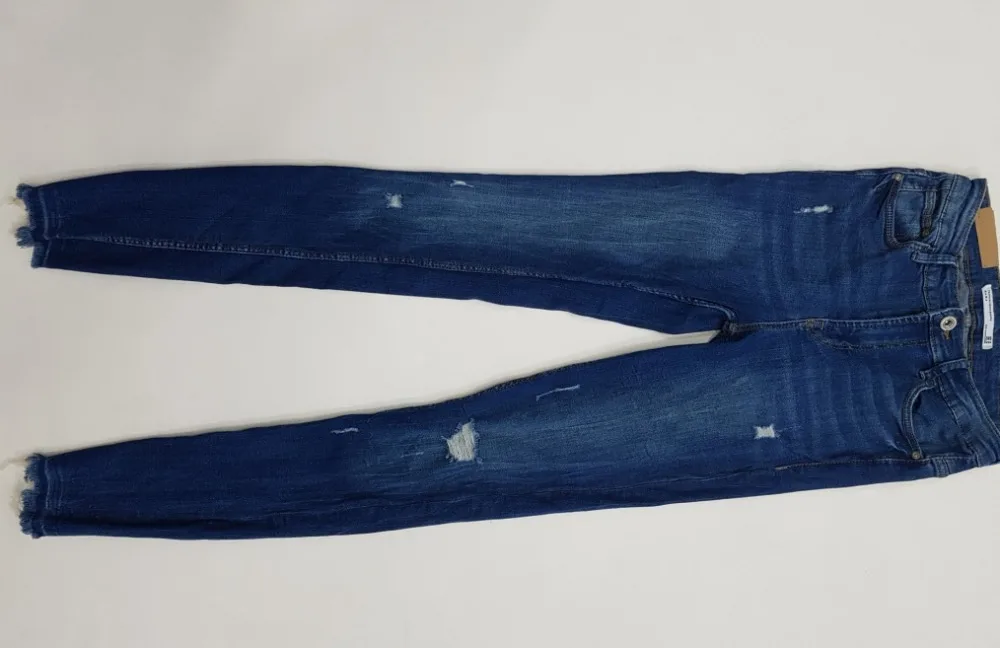 Big brand luxury high quality printed stretch jeans Designed in 2018