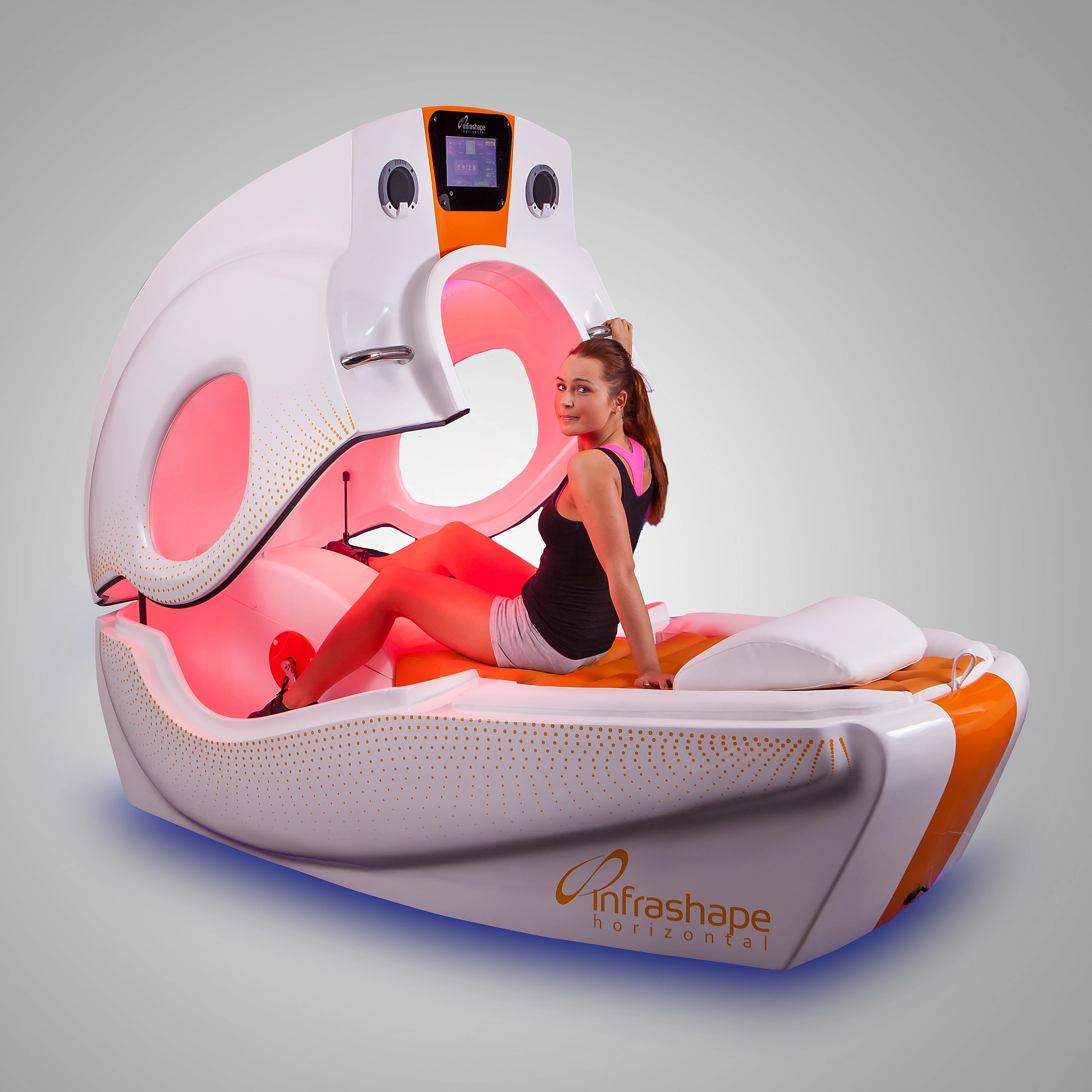 
vacuum recumbent bike Infra Shape Horizontal weight loss machine exercise bike 