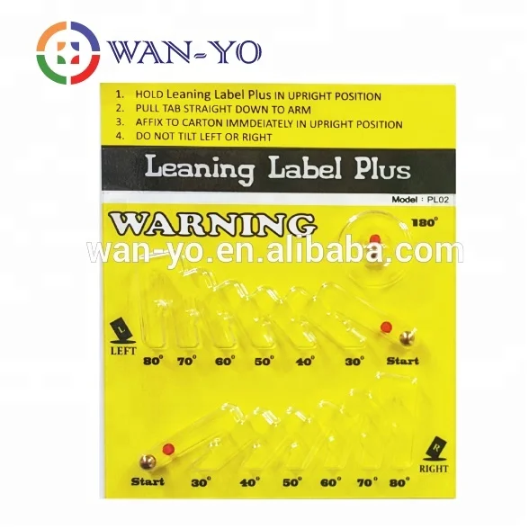 Leaning Label Handling Damage Indicators