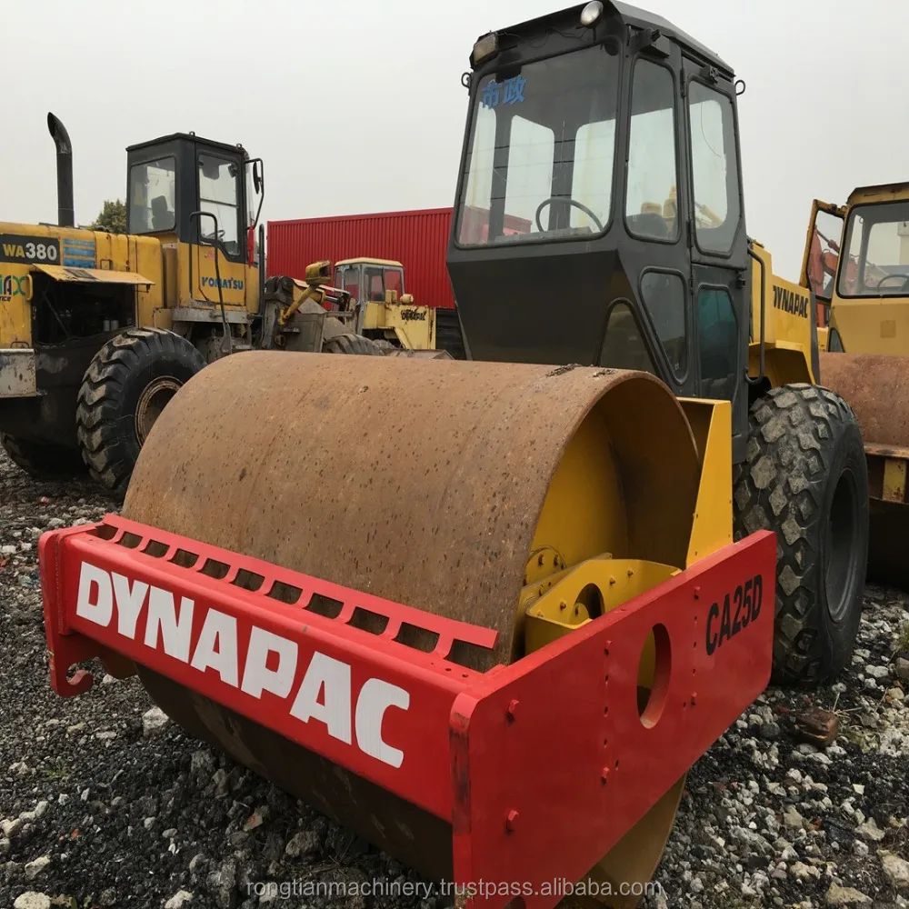 Dynapac ca25d road roller for sale, Japan used Dynapac road roller CA25D CA30D, single drum roller compactors