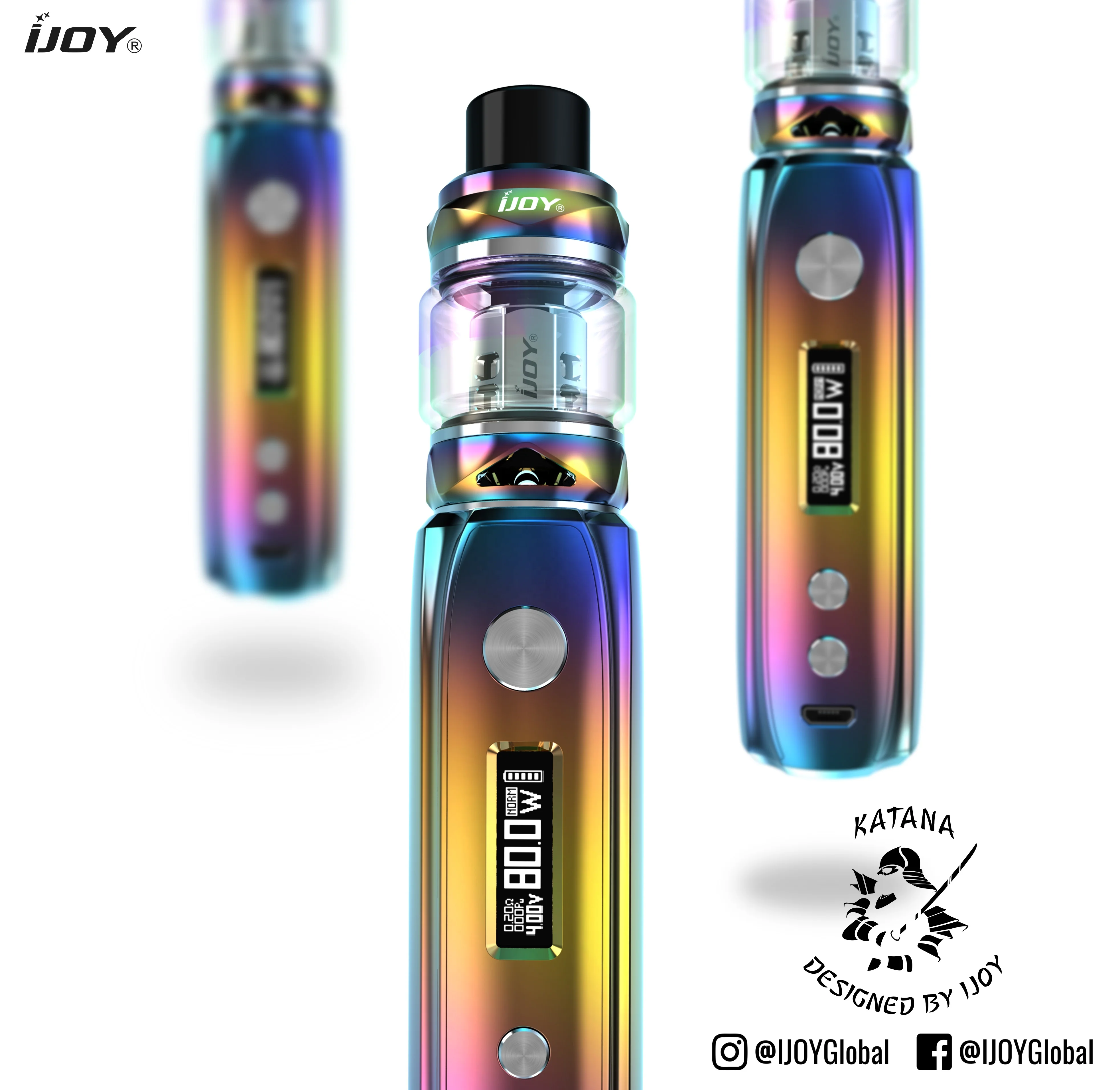 IJOY Katana Vape Kit , 3000mAh , New smoke in stock fast shipping !!!
