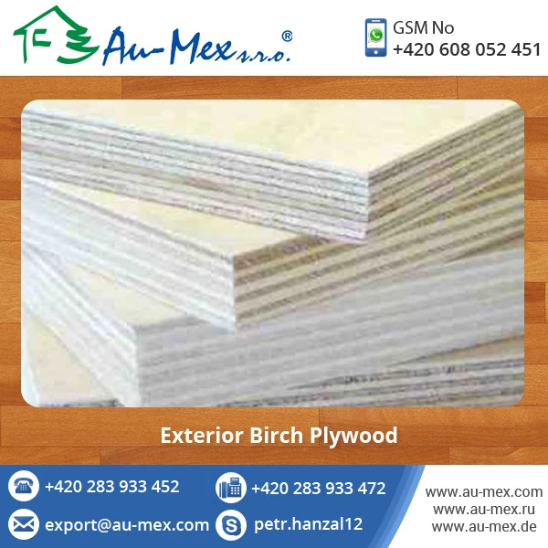 Hard Surface Exterior Birch Plywood at Affordable Price