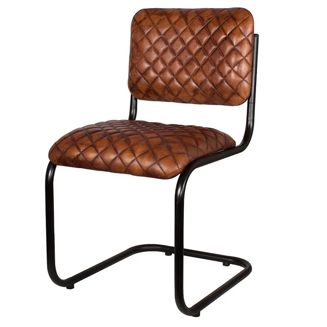 
Latest Design Leather & Iron Industrial Chair 