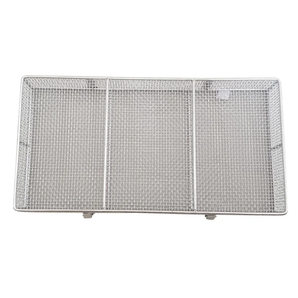 custom permanent stainless steel perforated fine wire mesh kitchen cooking round  basket