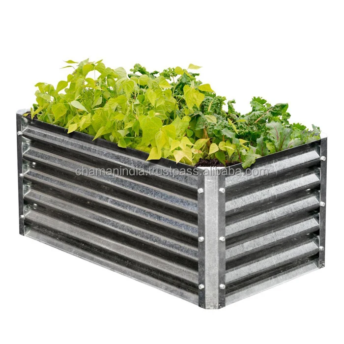Galvanized Metal Raised Garden Beds