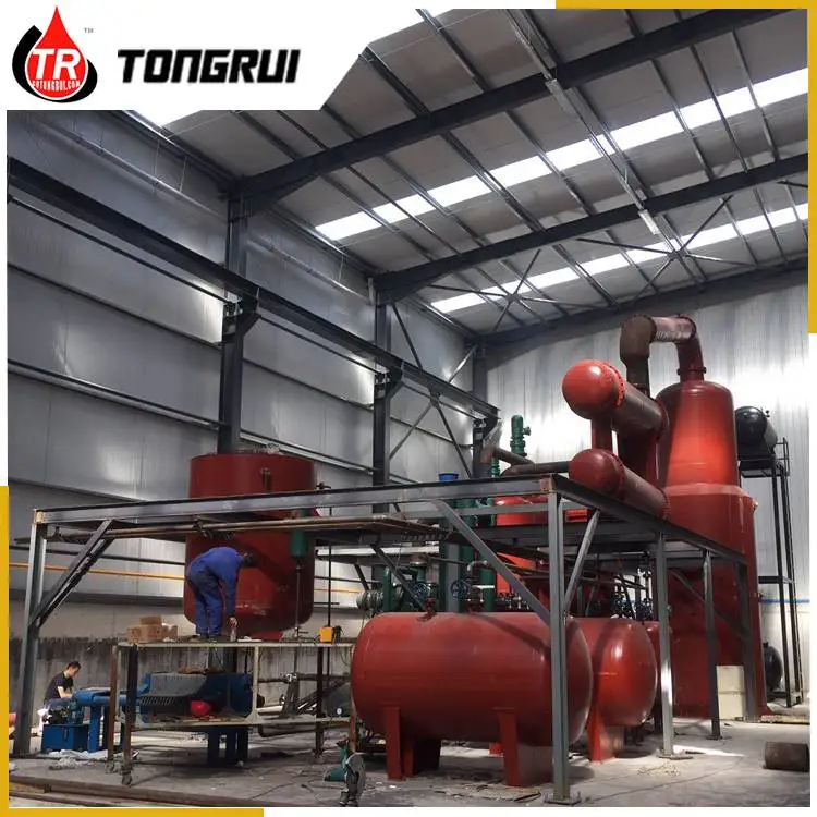  Завод по переработке нефти для рекуперации отработанной