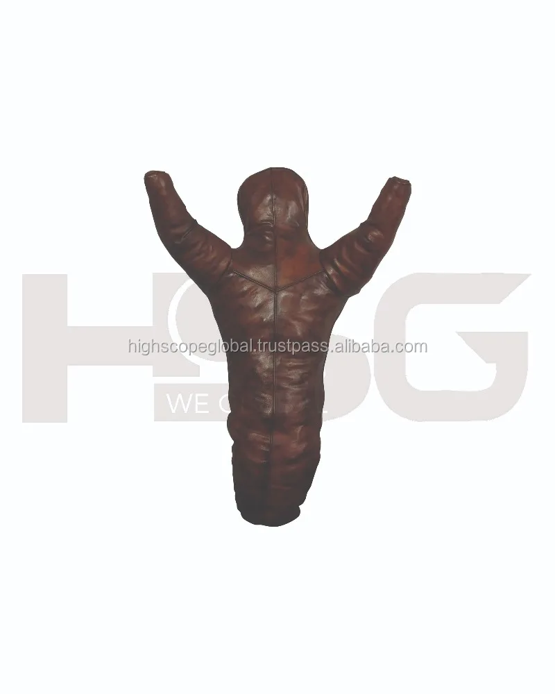 Dummy Real Man Face BJJ MMA Boxing Training Vinyl leather Throwing dummies unfilled Punching Bag Customized