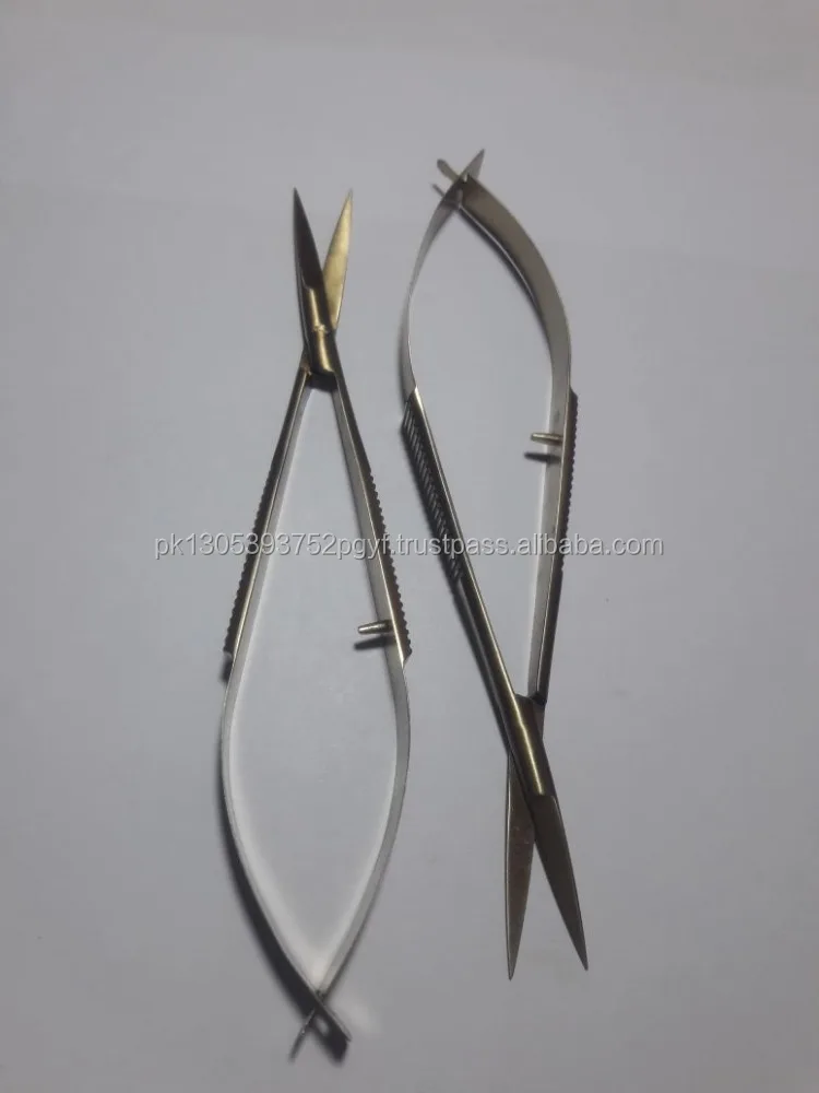 Plasma Gold Spring Scissor EYELASH SCISSORS/ Eyelash Extension Tweezers