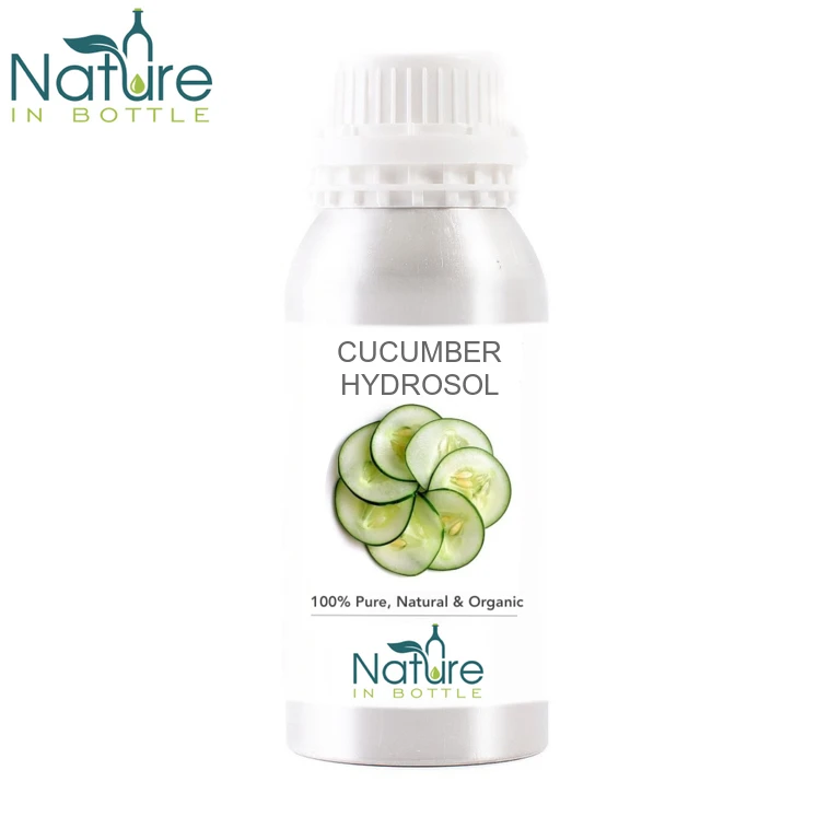 Organic Cucumber Hydrosol | Cucumber Fruit Hydrolat - 100% Pure and Natural at bulk wholesale prices