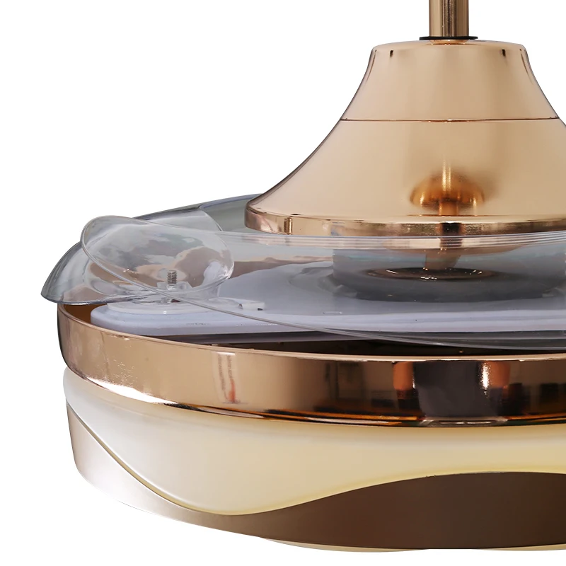 Потолочный вентилятор светодиодная люстра с регулируемой яркостью выдвижной дистанционным управлением бесшумные потолочные вентиляторы для столовой/спальни 42 дюйма