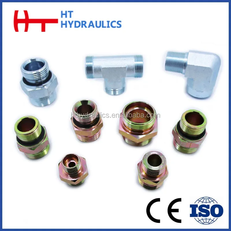 high quality steel hydraulic fitting and adaptor
