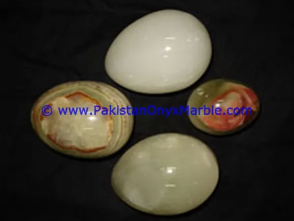 Pakistan Polished Multi Green Onyx Egg Handicrafts Marble Stone Carved Decoration for Home for Love Style
