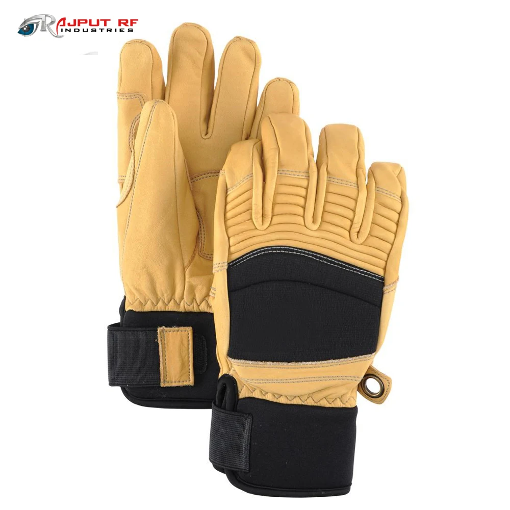 Пользовательские мужские лыжные перчатки водонепроницаемые зимние спортивные мотоциклетные лыжные перчатки с подогревом