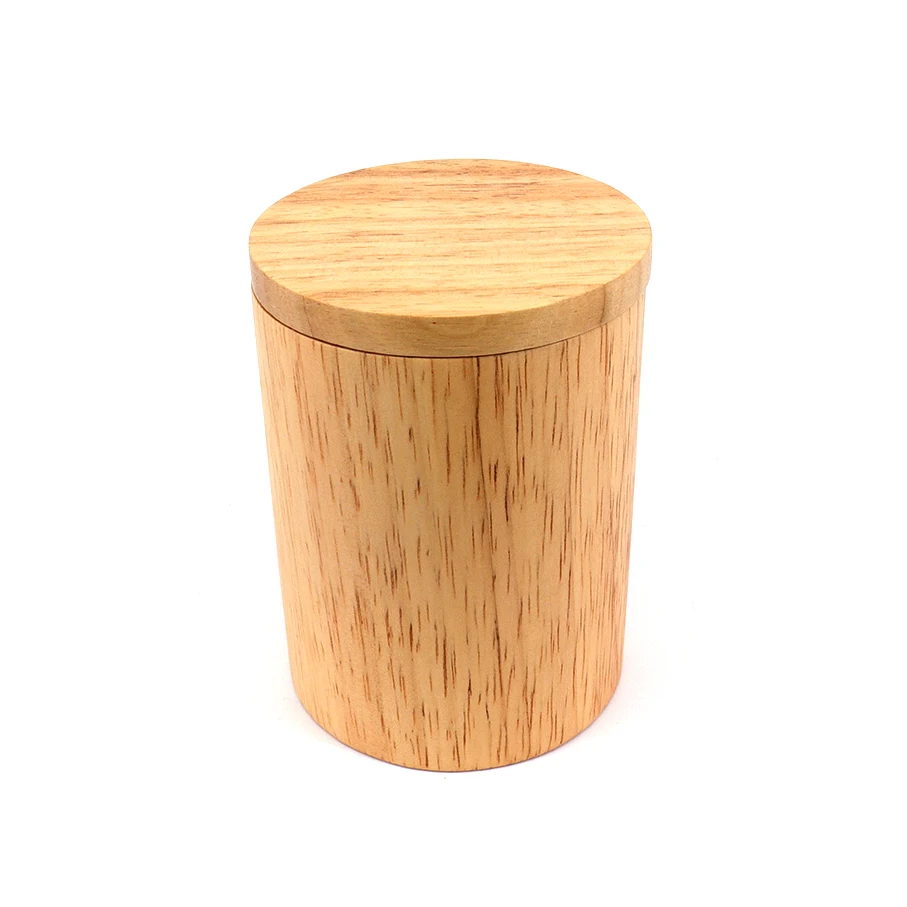 
Wooden Candle Jar with Lid, Soy Wax Holder Container Home Decoration for Wedding Wood Candle 