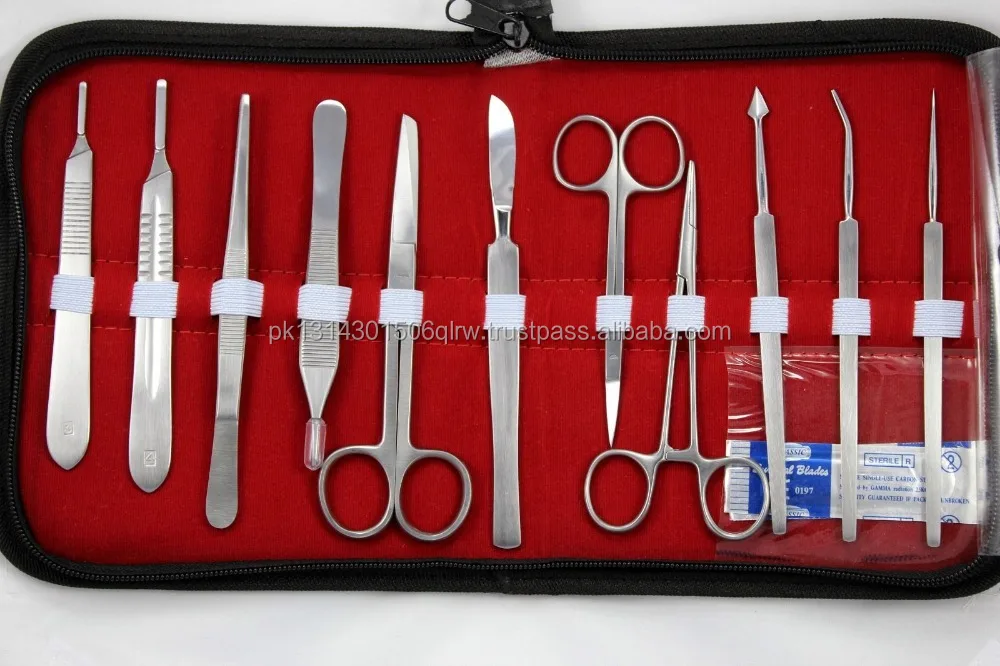 
Student Dissecting Sets 29 tools with 6 T-pins/ Biology Lab Anatomy Surgical Dissection 