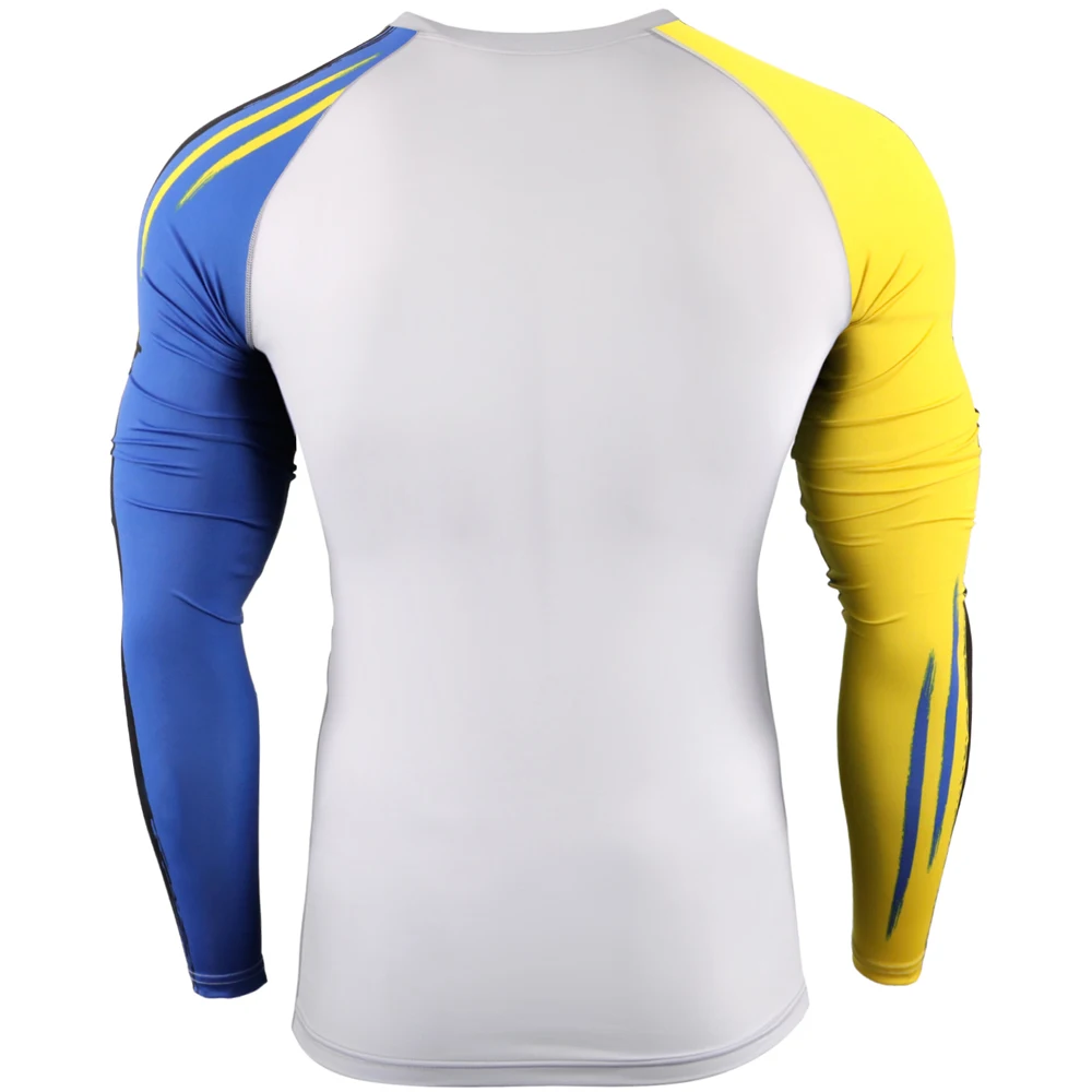 Wholesale custom sublimation printed BJJ Rash Guard , Rash guard MMA - Custom printed thermal Rash guard New arrival