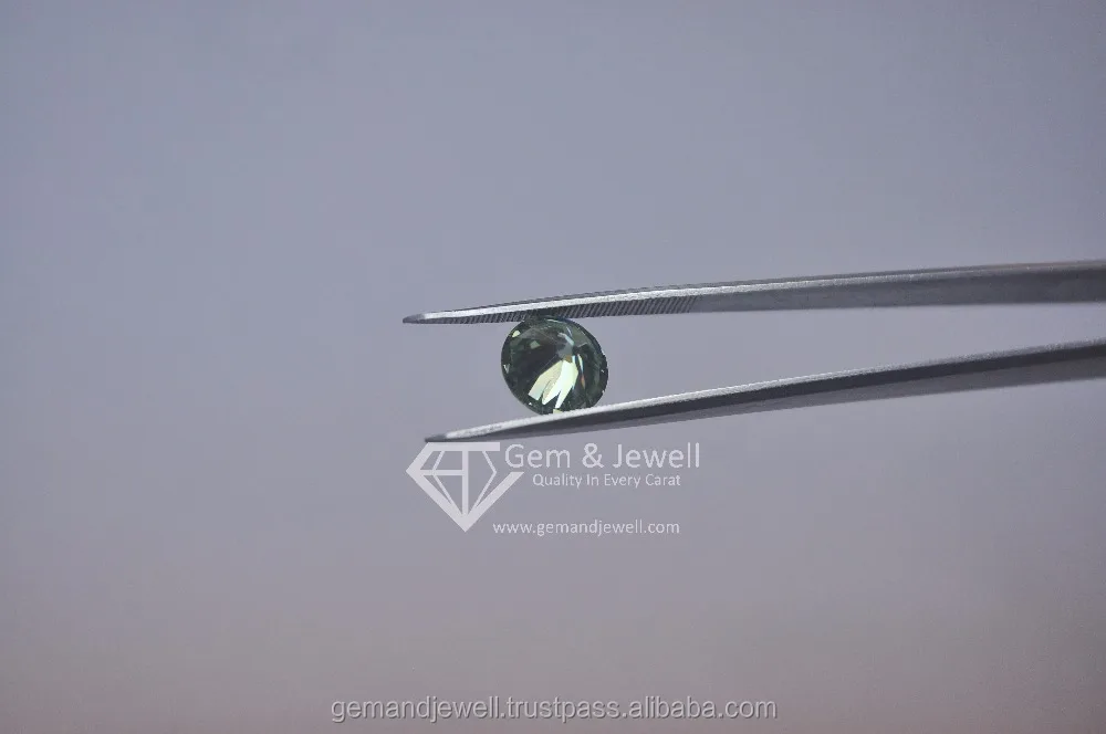 Round Brilliant Cut Green Color MOISSANITE Loose Stone Direct From Manufacturer