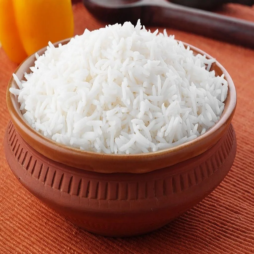 White basmati rice from India long grain parboiled sella steam length 8.40 mm before cook packaging 5kg 10kg 25kg sack in stock