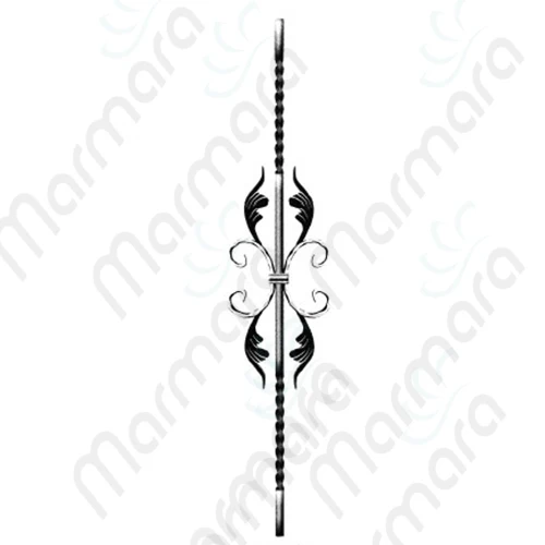 Factory Hot Sale High Quality Twisted Baluster Cheap Wholesale Indoor Wrought Iron Turkish Made Stair Component