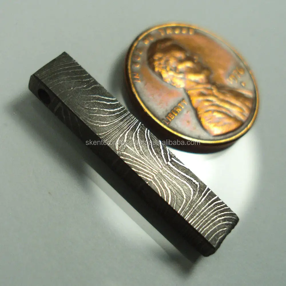 Damascus Steel Twist Square Bar For Ring& Jewelry Making SK-145