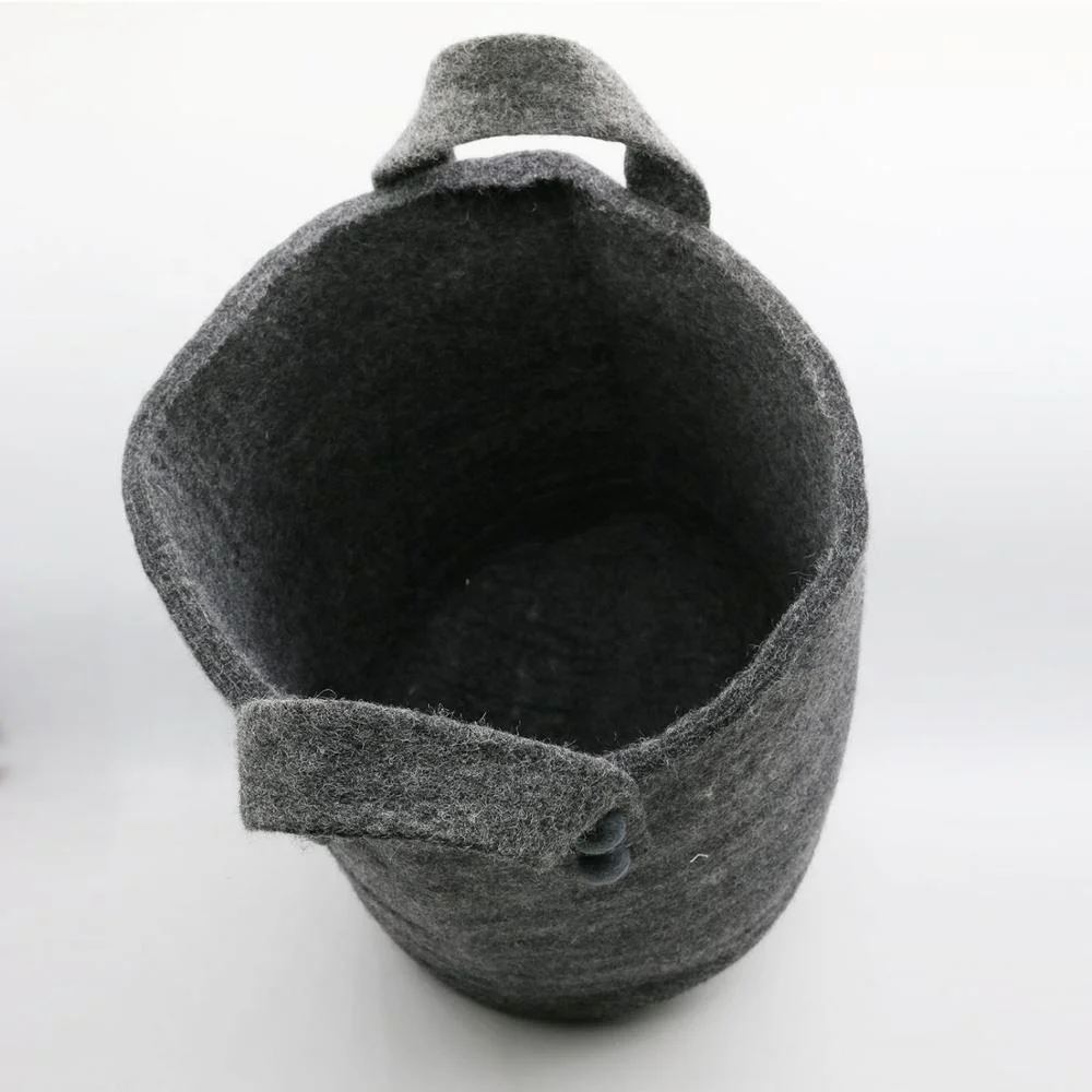 FBB-001, Felt Baskets, Made from 100% Pure Eco-friendly New Zealand Wool, Felted by Skilled and Talented Women Artisans of Nepal