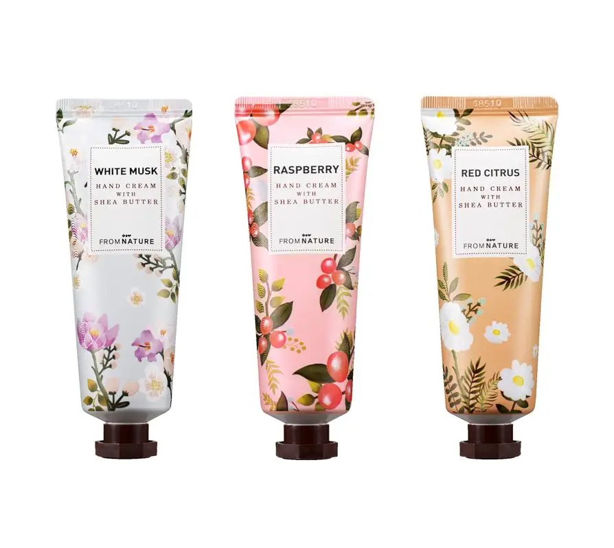 
Korean beauty skin care-FROMNATURE-Moisturizing Hand Cream with Shea butter (Red Citrus Raspberry White Berry) 